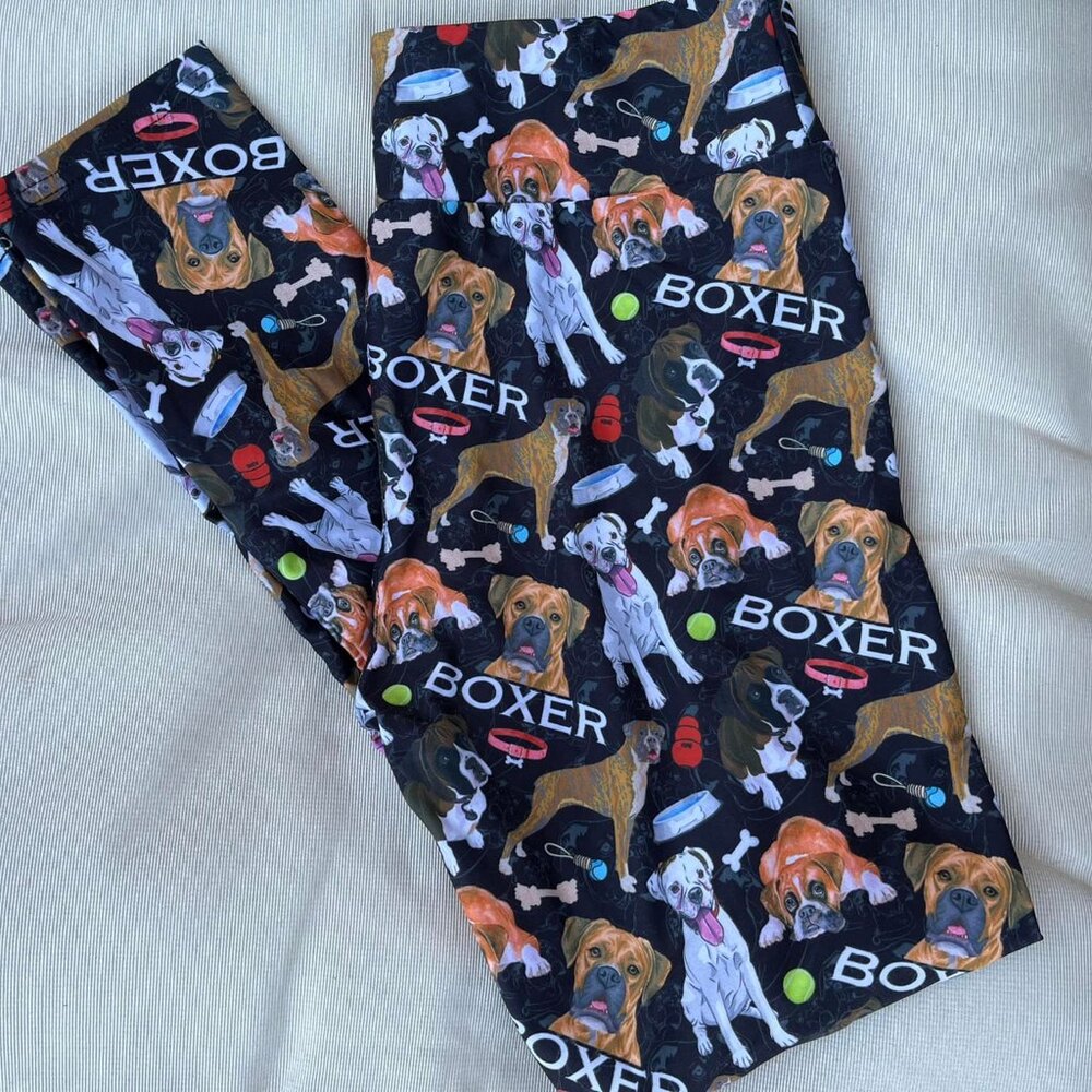 Life With Boxers Leggings w/Pockets - TC2